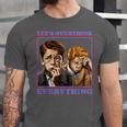 Let's Overthink Everything Shirt Antisocial Introvert Unisex Jersey T-Shirt