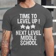 Level Up Middle School 5th Grade Graduation Party Unisex Jersey T-Shirt