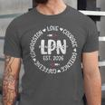 Licensed Practical Nurse Est 2026 LPN LVN Nursing Graduation Unisex Jersey T-Shirt