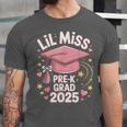 Little Miss Pre-K Grad 2025 Preschool Graduation Girls Kids Unisex Jersey T-Shirt