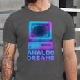 Lofi Reverie Analog Dreams Pixel 90s Desktop VHS Nostalgia Unisex Jersey T-Shirt