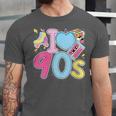 I Love 90's Retro Style Nostalgia Vibe 1990's Party Unisex Jersey T-Shirt