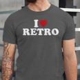 I Love Retro Vintage 80s 90s Nostalgia Unisex Jersey T-Shirt I Love Retro Vintage 80s 90s Nostalgia Unisex Jersey T-Shirt