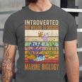 Marine Biology Ocean Introvert Marine Biologist Unisex Jersey T-Shirt Marine Biology Ocean Introvert Marine Biologist Unisex Jersey T-Shirt
