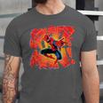 Marvel Spider-Man Peter Parker Comic Book Letter Logo Unisex Jersey T-Shirt