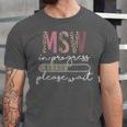 Master Social Worker MSW Graduation Social Work Student Unisex Jersey T-Shirt