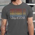 Mastered It Masters Degree Graduation Shirt For Him Her Unisex Jersey T-Shirt