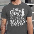 Masters Degree Art For Women Girls Masters Degree Graduation Unisex Jersey T-Shirt