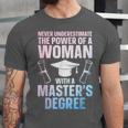 Masters Degree Graduation Art For Women Girls Masters Degree Unisex Jersey T-Shirt