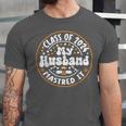 Master's Degree Graduation My Husband Mastered It 2024 Unisex Jersey T-Shirt
