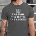 Math Teacher Shirts The Legend Graduation Retirement Unisex Jersey T-Shirt