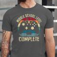 Middle School Level Complete Gamer Class Of 2024 Graduation Unisex Jersey T-Shirt