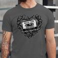 Mixed Tape Emotions Music Lover Nostalgia Quote Unisex Jersey T-Shirt