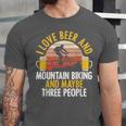 Mountain Biking Beer Drinking Introvert Sayings For Cyclist Unisex Jersey T-Shirt Mountain Biking Beer Drinking Introvert Sayings For Cyclist Unisex Jersey T-Shirt
