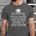 Musical Theater Major Graduation Unisex Jersey T-Shirt