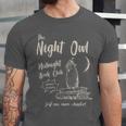 Night Owl Book Club Bookish Book Lover Tee Unisex Jersey T-Shirt Night Owl Book Club Bookish Book Lover Tee Unisex Jersey T-Shirt