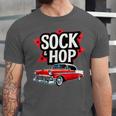 Nostalgia 1950s Sock Hop Dance Unisex Jersey T-Shirt