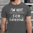 Not 4 Everyone Sarcastic Introvert Graphic Unisex Jersey T-Shirt Not 4 Everyone Sarcastic Introvert Graphic Unisex Jersey T-Shirt