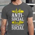 Not Anti Social Just Selectively Social Introvert Unisex Jersey T-Shirt Not Anti Social Just Selectively Social Introvert Unisex Jersey T-Shirt