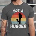 Not A Hugger Cactus Introvert Antisocial Unisex Jersey T-Shirt