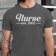 Nurse Est 2002 Graduation Unisex Jersey T-Shirt
