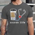 Nurse Life Graphic Nursing School Graduation Unisex Jersey T-Shirt