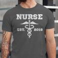 Nurse Nursing GraduationShirt Nurse Est 2018 Unisex Jersey T-Shirt