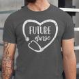 Nurse Nursing Student Graduation Stethoscope Vintage Unisex Jersey T-Shirt