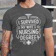 Nurse Wife Nursing Graduation And Nursing Wife Nurse Husband Unisex Jersey T-Shirt