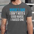 Nurse's Dad Father Nursing School Graduation Unisex Jersey T-Shirt