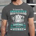 Nursing School Graduation Inherited RN LPN Nurse Grad 2021 Unisex Jersey T-Shirt