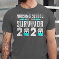 Nursing School Survivor Graduation Nurse RN 2020 Friend Unisex Jersey T-Shirt