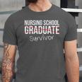 Nursing School Survivor Graduation T-Shirt Unisex Jersey T-Shirt