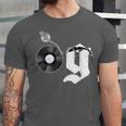 Old School Dad OG Hip Hop Head Vinyl Retro 80s90s Nostalgia Unisex Jersey T-Shirt