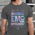 Omnisexual Emo Introvert Pride Trendy Mystic Teen Goth Style Unisex Jersey T-Shirt
