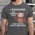 Owl Elementary Graduation Shirt-6th Grade Graduation Unisex Jersey T-Shirt