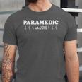PARAMEDIC Est 2018 With Heartbeat Graduation Unisex Jersey T-Shirt
