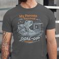 My Parents Survived Dial Up Internet Nostalgia Turtle Unisex Jersey T-Shirt My Parents Survived Dial Up Internet Nostalgia Turtle Unisex Jersey T-Shirt