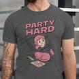 Party Hard Comfortable Stay At Home Introvert Unisex Jersey T-Shirt Party Hard Comfortable Stay At Home Introvert Unisex Jersey T-Shirt