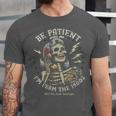 Be Patient With Me I'm From The 1900s Skeleton Women Unisex Jersey T-Shirt