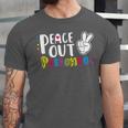 Peace Out PreschoolShirt Graduation Last Day Unisex Jersey T-Shirt