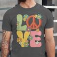 Peace Sign Love Groovy Vibes Costume Nostalgia 1980s Fashion Unisex Jersey T-Shirt