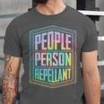 People Person Repellant Antisocial Introvert Unisex Jersey T-Shirt People Person Repellant Antisocial Introvert Unisex Jersey T-Shirt