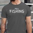 PhD In Fishing Graduation Hobby Birthday Celebration Unisex Jersey T-Shirt