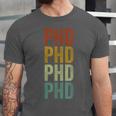 PHD Graduation Doctorate Unisex Jersey T-Shirt