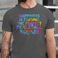Pickleball Saying Introvert Pickleball Game Partner Unisex Jersey T-Shirt