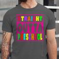 Pink STRAIGHT OUTTA Preschool PRE-K Graduation Unisex Jersey T-Shirt