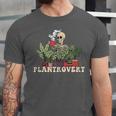 Plant Coffee Love Plantrovert Gardening Introvert Mom Unisex Jersey T-Shirt