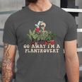 Plant Coffee Lover Plantrovert Gardening Introvert Unisex Jersey T-Shirt