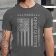 Please Chew Quieter Introvert USA Flag Vintage Unisex Jersey T-Shirt Please Chew Quieter Introvert USA Flag Vintage Unisex Jersey T-Shirt